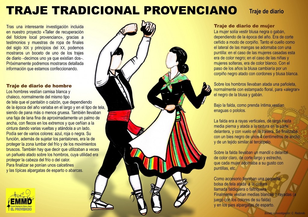 Presentación del traje tradicional provenciano