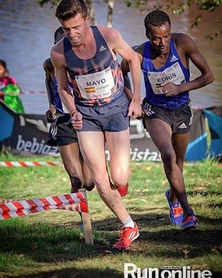 Gran carrera de nuestro paisano, Carlos Mayo, en el Cross Internacional de Alcobendas
