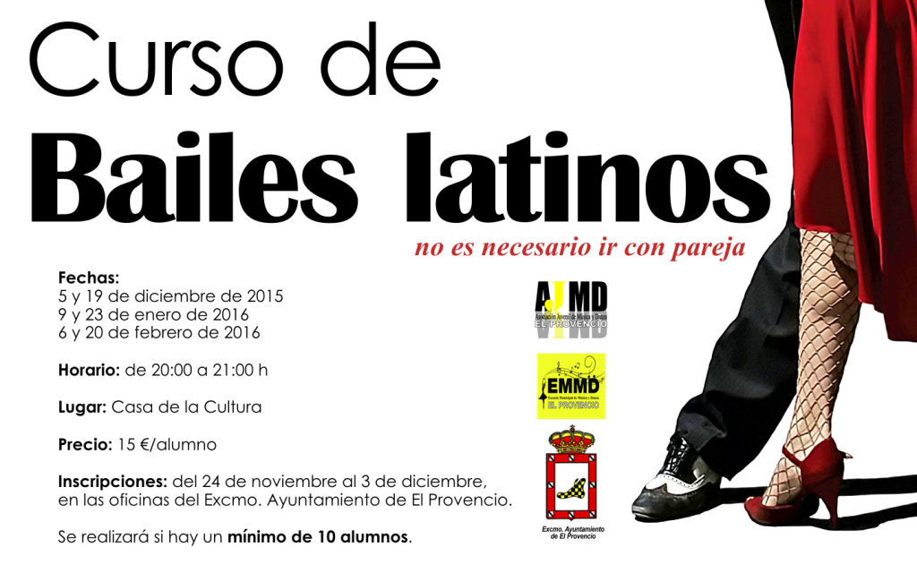 Se abre el plazo para la inscripción en el «Curso de bailes latinos»