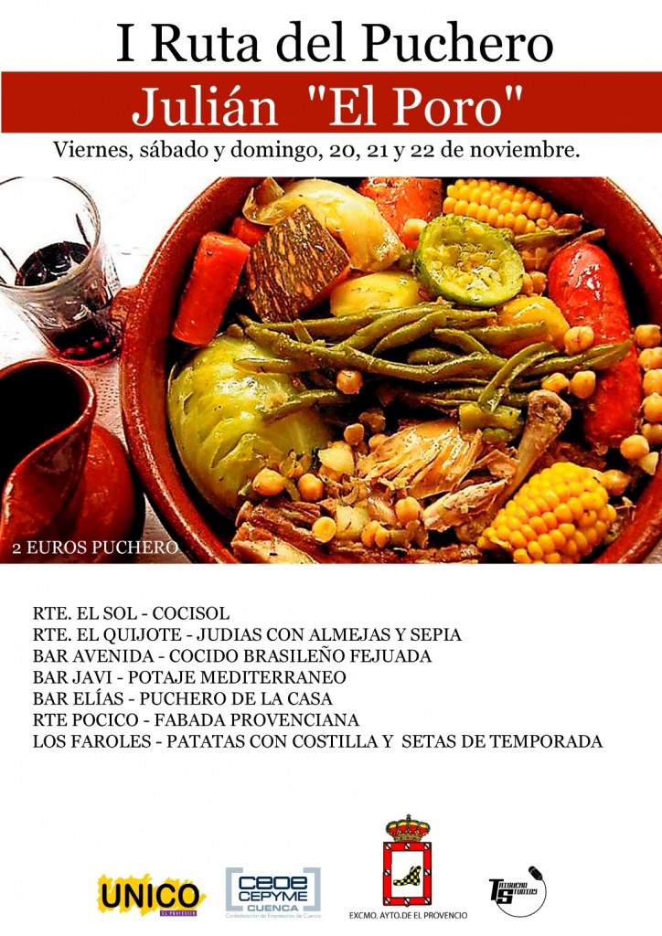 I Ruta del Puchero en homenaje al hostelero Julián «El Poro»