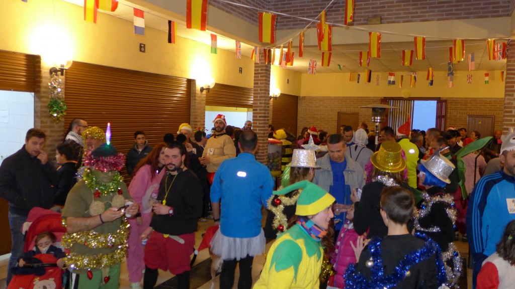 Salida de la carrera popular SAN SILVESTRE PROVENCIANA 2015