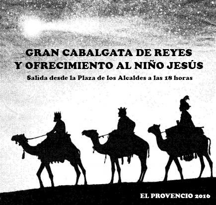 Gran cabalgata de Reyes y ofrecimiento de regalos al Niño Jesús