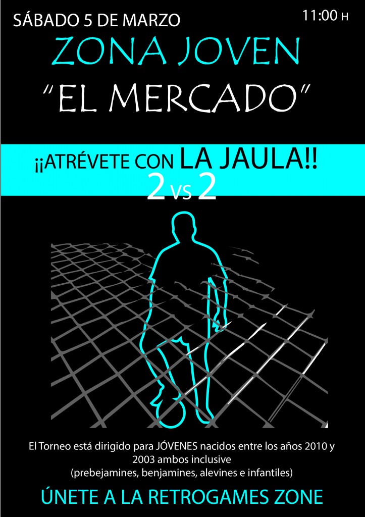 El próximo sábado día 5 de marzo se celebrará en el mercado municipal el I TORNEO DE FÚTBOL 2 vs 2