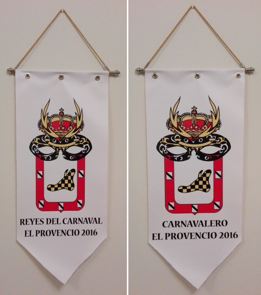 Os presentamos las banderas con las que se premiará a los ganadores del CARNAVAL 2016