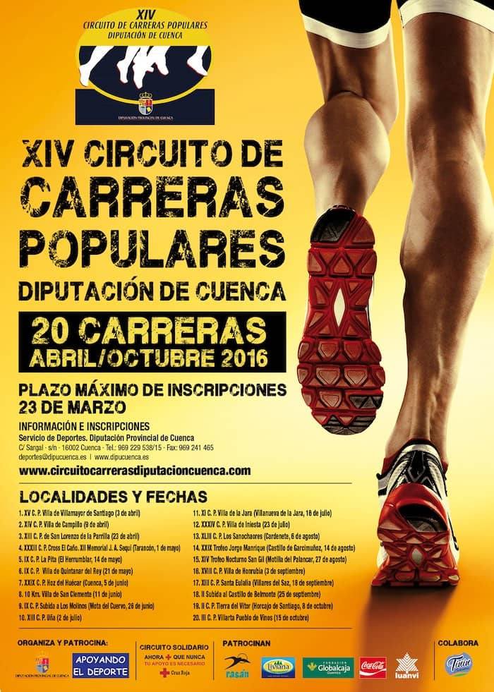 XIV CIRCUITO DE CARRERAS POPULARES DE LA EXCMA. DIPUTACIÓN DE CUENCA