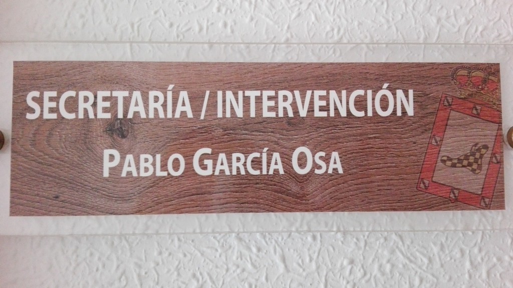 Hoy ha tomado posesión D. Pablo García Osa, secretario-interventor de nuestro Excmo. Ayuntamiento