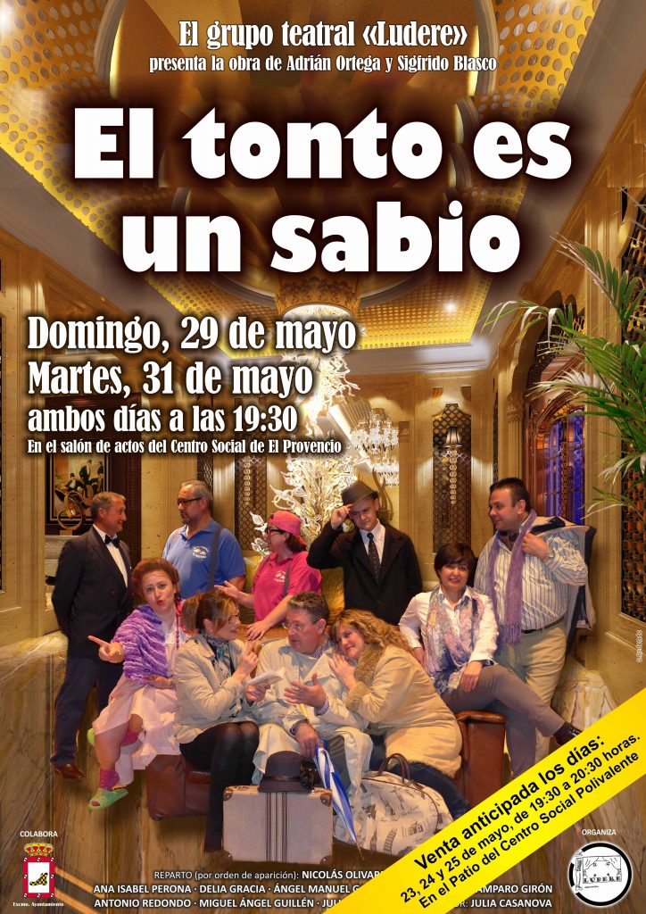 El próximo domingo se celebrará la festividad del Corpus Christi y por la tarde tenemos una cita con el teatro