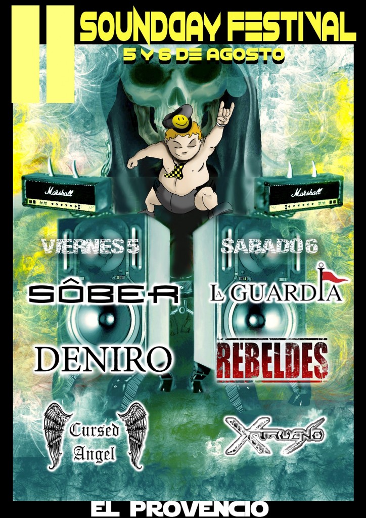 Hoy se ha presentado el cartel del II SOUND DAY FESTIVAL 2016 de El Provencio