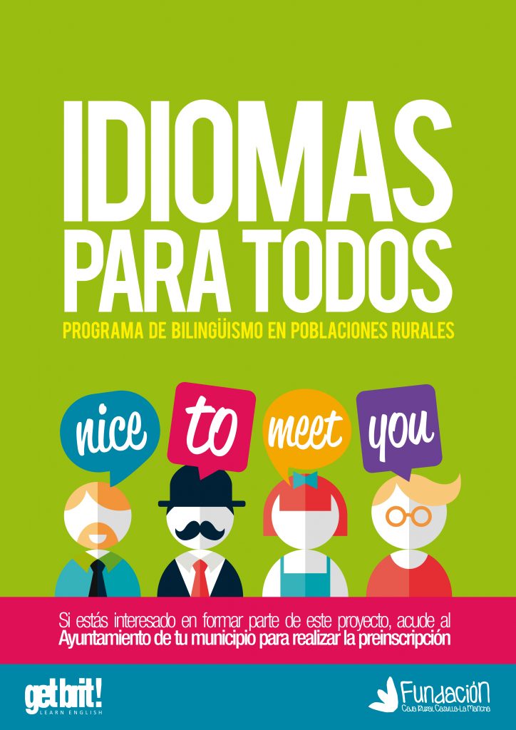 El plazo de inscripción para la Escuela de Idiomas GET BRIT! finaliza el próximo viernes día 10 de junio