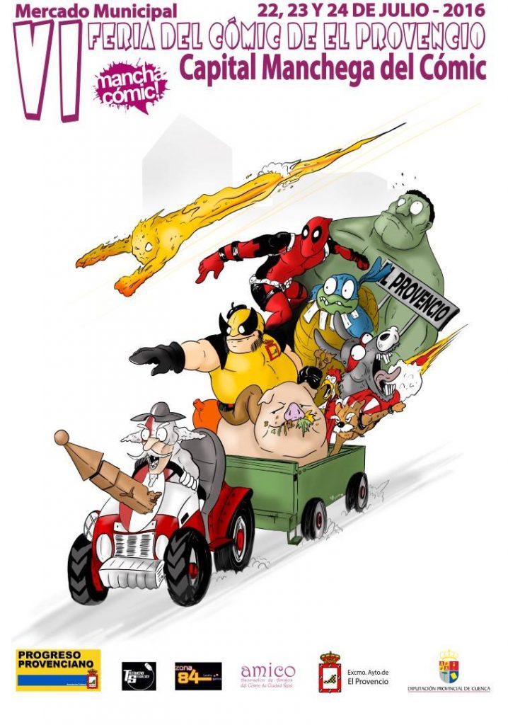 El próximo fin de semana se celebra la VI EDICIÓN DE LA FERIA DEL CÓMIC de El Provencio