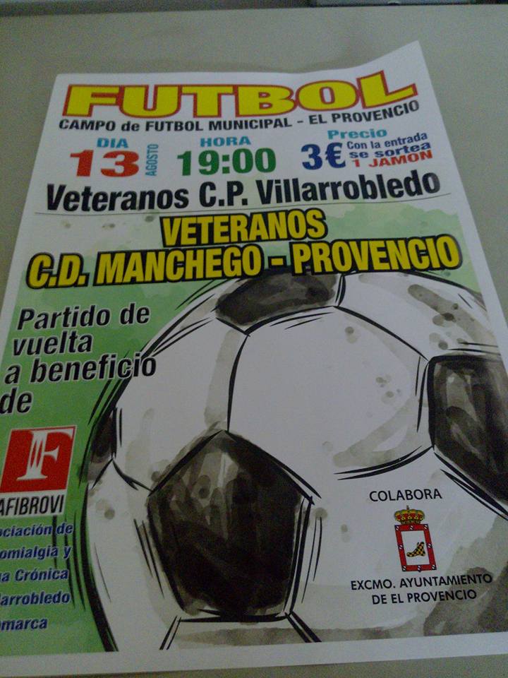 II EDICIÓN DEL PARTIDO DE VUELTA DE FÚTBOL VETERANOS A BENEFICIO DE AFIBROVI