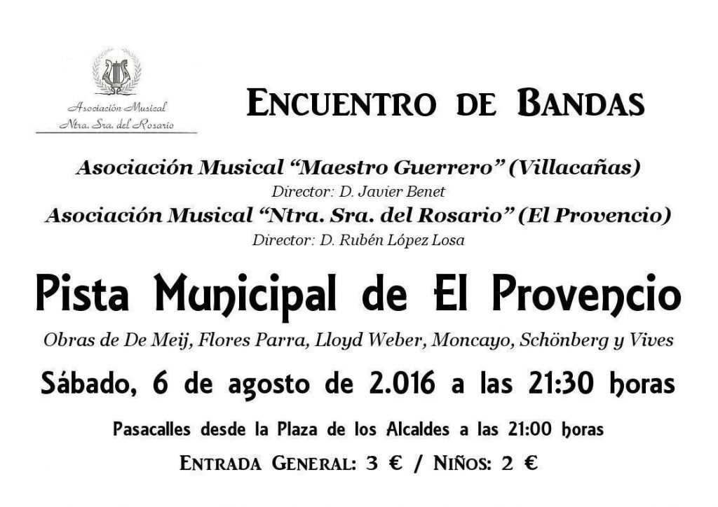 ¡Hoy sábado día 6 de agosto continuamos con un día repleto de buena música!