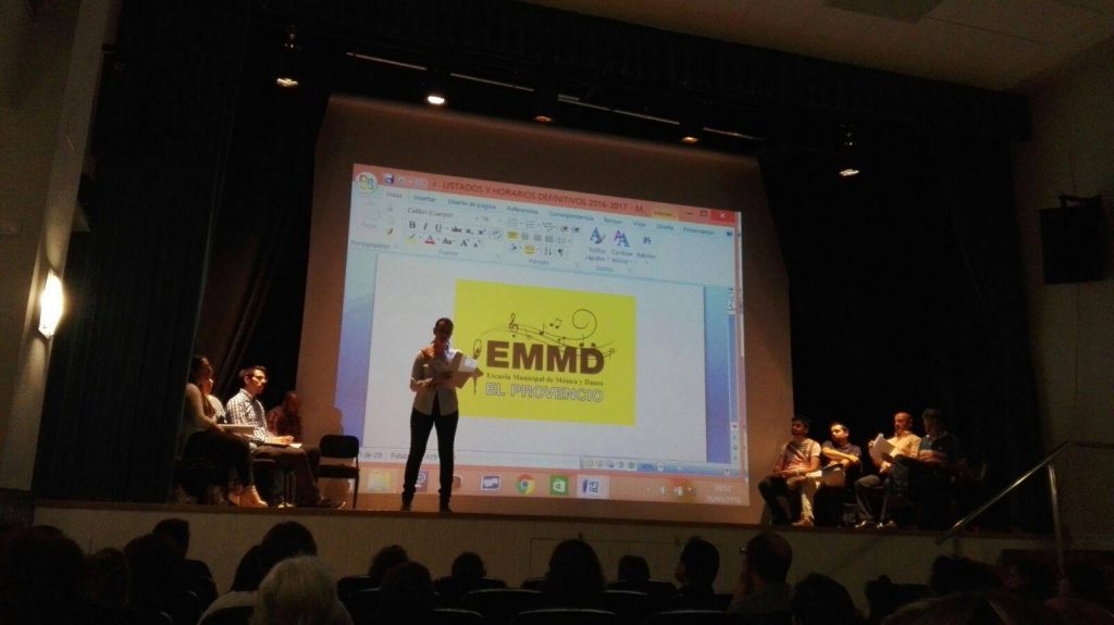 Ayer se celebró la reunión de inicio de curso de nuestra Escuela Municipal de Música y Danza