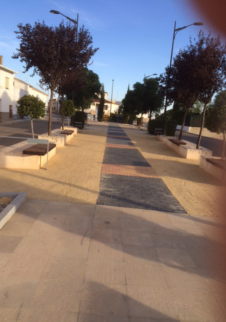Mejoras urbanísticas en el paseo de la Avenida del Molino