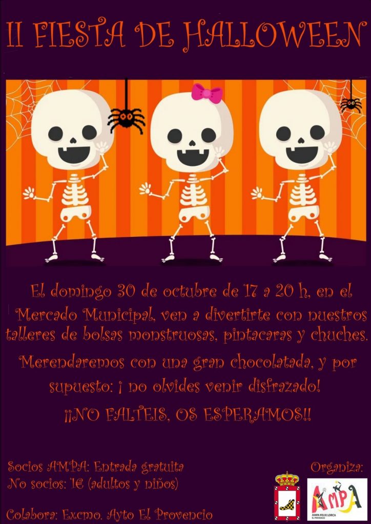 II FIESTA DE HALLOWEEN organizada por el AMPA Félix Lorca del CEIP Infanta Cristina