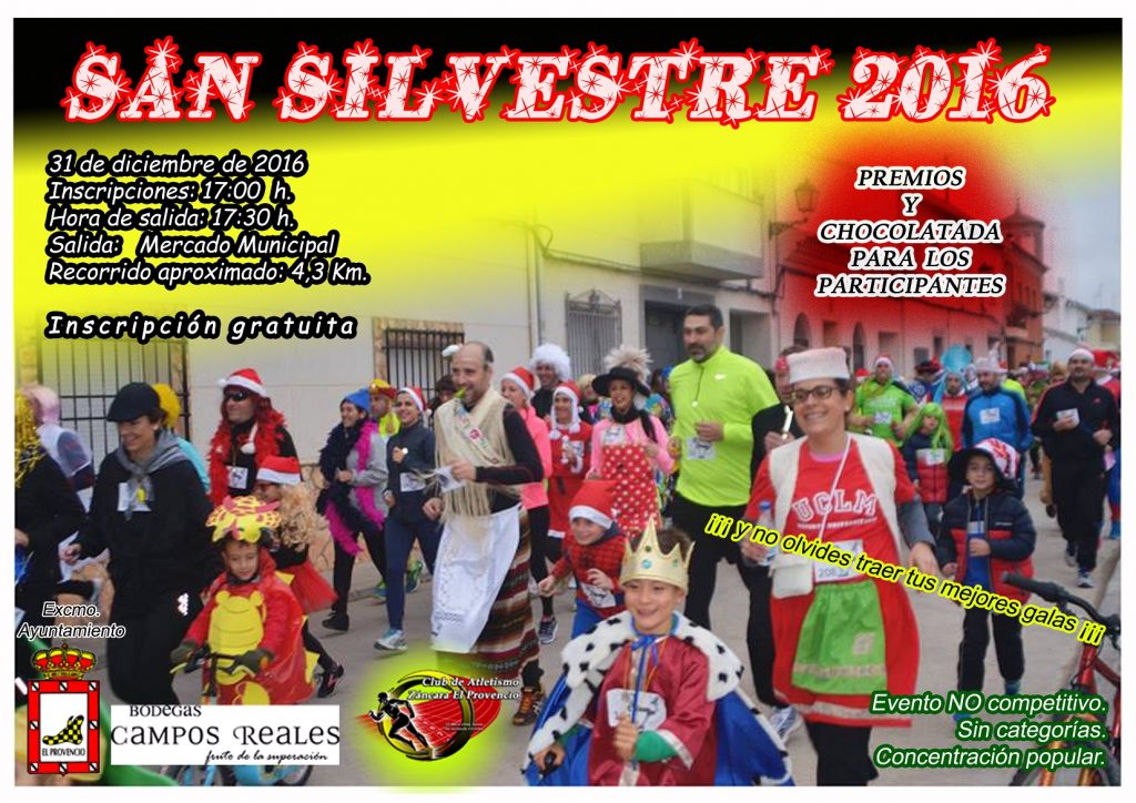 Vídeo de la SAN SILVESTRE PROVENCIANA (31/12/2016)