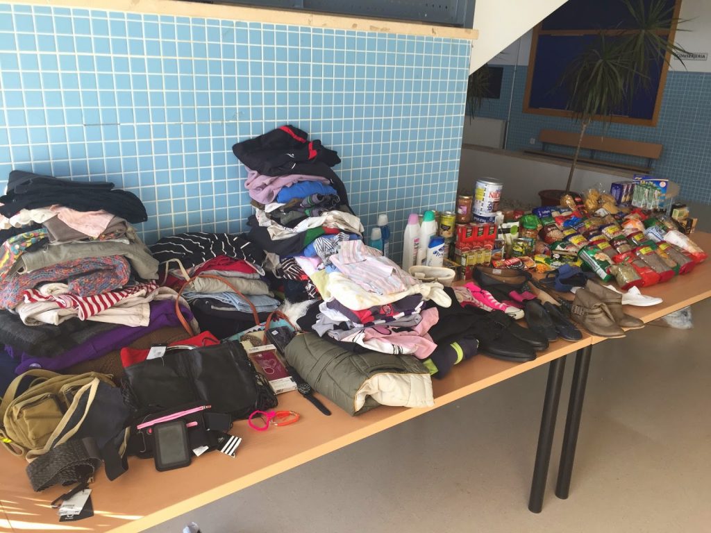 Reparto de alimentos, mantas, ropa de abrigo y productos de primera necesidad e higiene a familias necesitadas de El Provencio