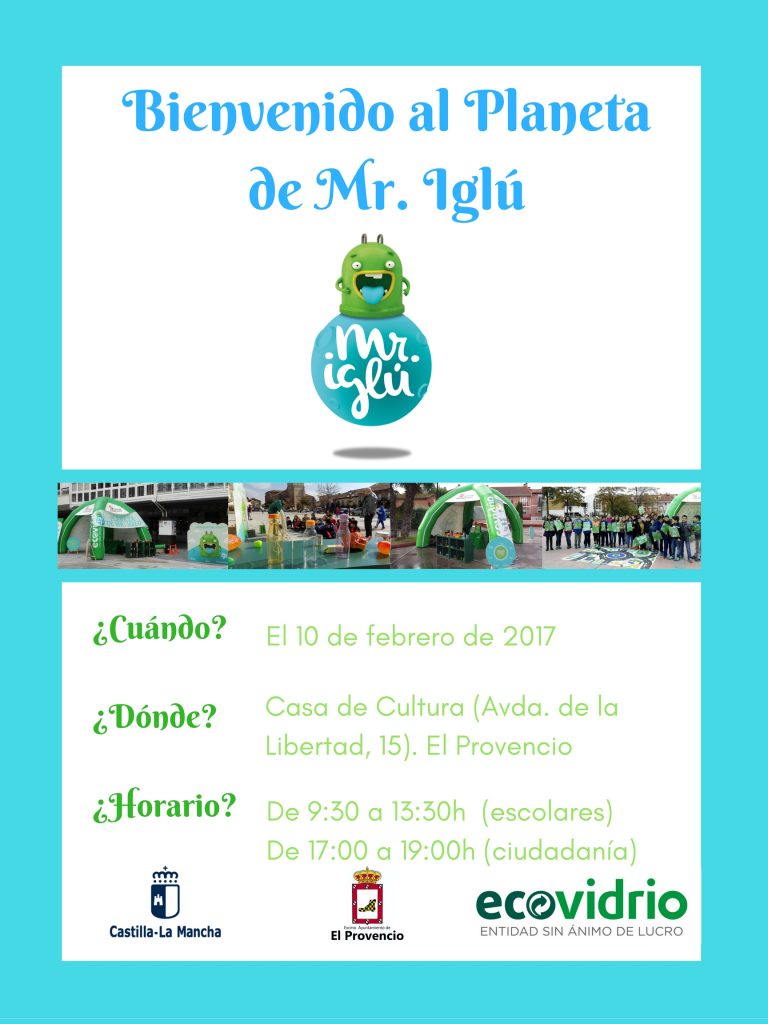 Llega a El Provencio «Bienvenido al planeta de Mr. Iglú», una iniciativa de ECOVIDRIO para aprender las bondades del reciclaje