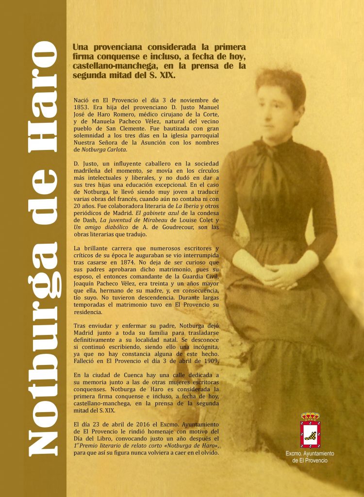 Una provenciana considerada la primera firma conquense e incluso, a fecha de hoy, castellano-manchega, en la prensa de la segunda mitad del S. XIX