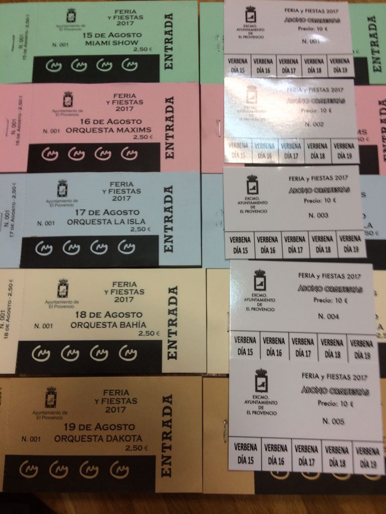 Mañana se pondrán a la venta los ABONOS DE ORQUESTAS para esta «Feria y fiestas 2017»