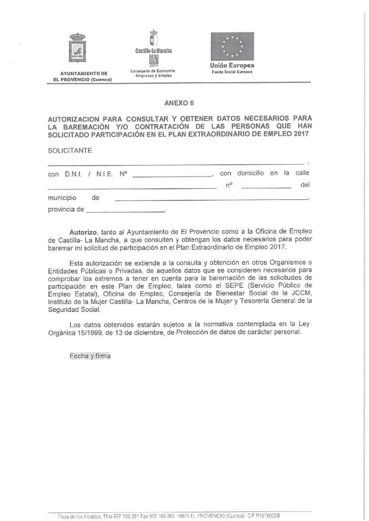 Convocatoria y bases para la selección de 6 trabajadores/as en régimen laboral temporal