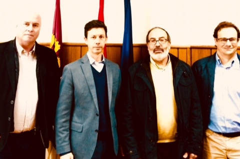 Visita del director y del gerente de la AP-36, D. Francisco Moreno y D. Javier Martín