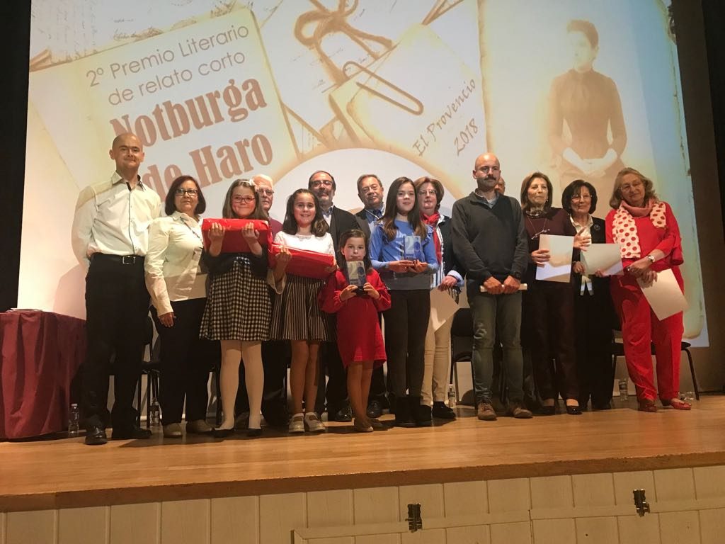 Vídeo de la Ceremonia de entrega de premios del 2º PREMIO LITERARIO DE RELATO CORTO «NOTBURGA DE HARO»